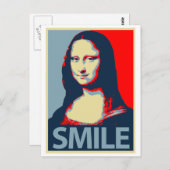 Mona Lisa Smile Briefkaart (Voorkant / Achterkant)