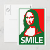 Mona Lisa Smile Briefkaart (Voorkant / Achterkant)