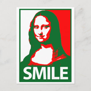 Mona Lisa Smile Briefkaart