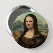 Mona Lisa Smile Button (Voorkant /achterkant)