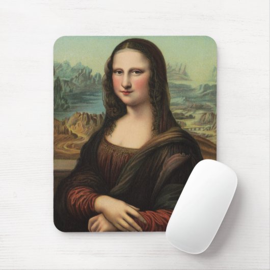Mona Lisa Smile Mousepad Muismat (Met muis)