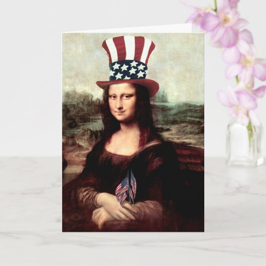 Mona Lisa Smile Onafhankelijkheidsdag VS Kaart (Orchidee)