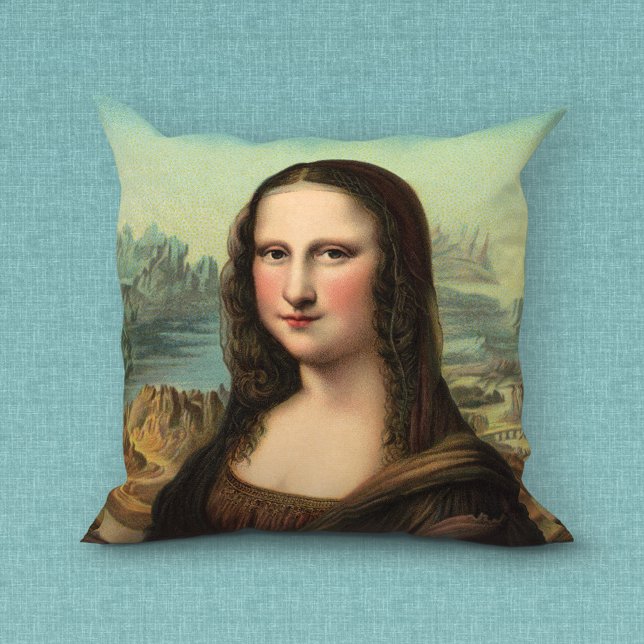 Mona Lisa Smile Sierkussen (Creator heeft geüpload)