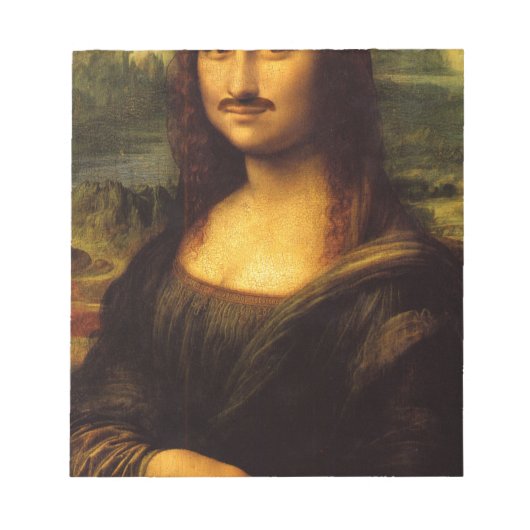 mona lisa snor notitieblok (Voorkant)