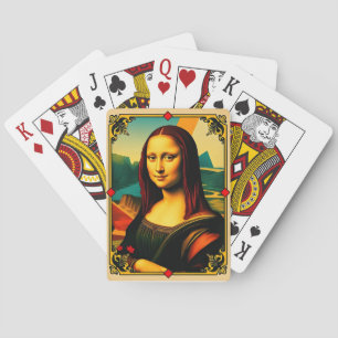 Mona Lisa speelt Kaart