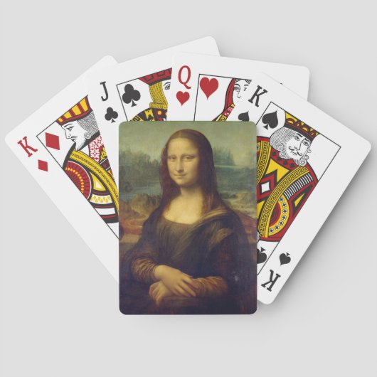 Mona Lisa-spelkaarten Pokerkaarten (Achterkant)