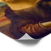 Mona Lisa Sphynx "Cat Poster (Hoek)