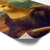 Mona Lisa Sphynx Cat Poster (Hoek)