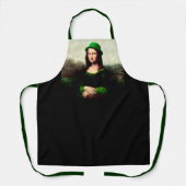 Mona Lisa St. Patrick's Day Klaver Schort (Voorkant)