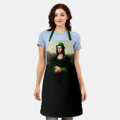 Mona Lisa St. Patrick's Day Klaver Schort (Gedragen)