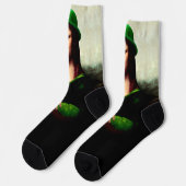 Mona Lisa St. Patrick's Day Klaver Sokken (Links)