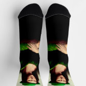Mona Lisa St. Patrick's Day Klaver Sokken (Top)