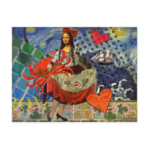 Mona Lisa Starry Night Collage: Whimsiek Surrealis