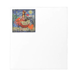 Mona Lisa Starry Night Collage: Whimsiek Surrealis Notitieblok