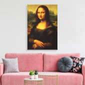 Mona Lisa Stretched Canvas Afdrukken (Insitu (Woonkamer))