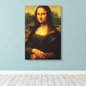 Mona Lisa Stretched Canvas Afdrukken (Insitu (Houten vloer))