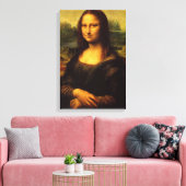 Mona Lisa Stretched Canvas Afdrukken (Insitu (Woonkamer))
