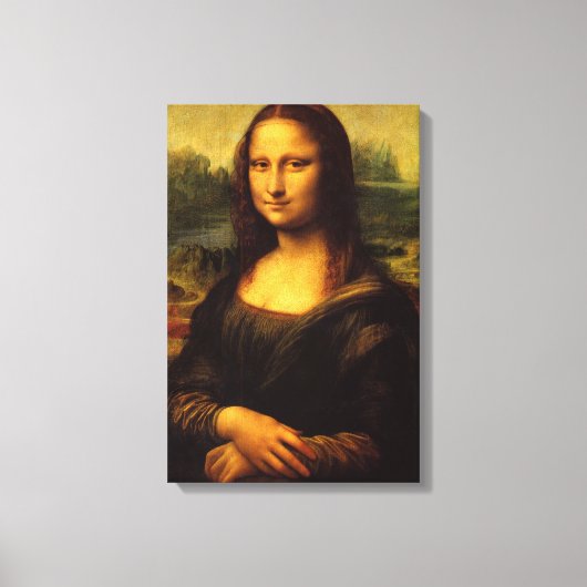 Mona Lisa Stretched Canvas Afdrukken (Voorkant)