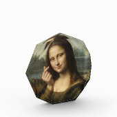 Mona Lisa striking a "Kyun Pose" Fotoblokken (Links)