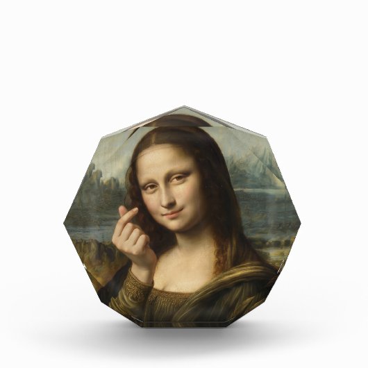 Mona Lisa striking a "Kyun Pose" Fotoblokken (Voorkant)