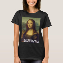 Mona Lisa Style T-shirt – Uniek ontwerp
