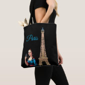 MONA LISA TAKING SELFIE SURREAL PARIS TOTE BAG (Dichtbij)