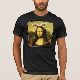 Mona Lisa The Easter Bunny T-shirt