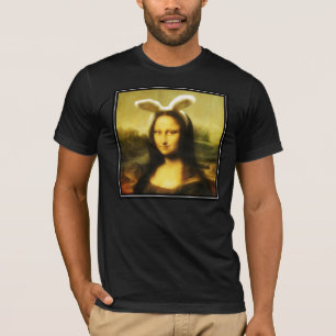 Mona Lisa The Easter Bunny T-shirt