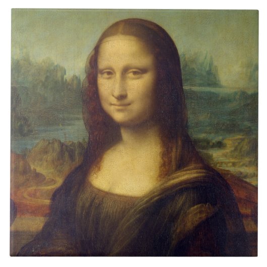 Mona Lisa Tile Tegeltje (Voorkant)