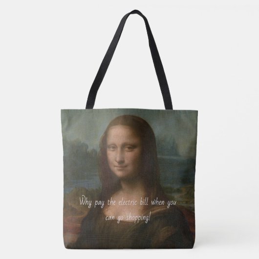 mona lisa tote bag (Voorkant)