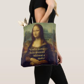 Mona Lisa Tote Bag (Dichtbij)