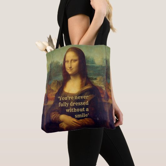 Mona Lisa Tote Bag (Dichtbij)