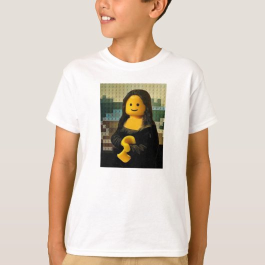 Mona Lisa Tshirt voor kinderen (Voorkant)