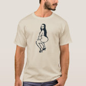 Mona Lisa Twerken T-shirt (Voorkant)