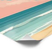 Mona Lisa Vacation Vibes Poster (Hoek)