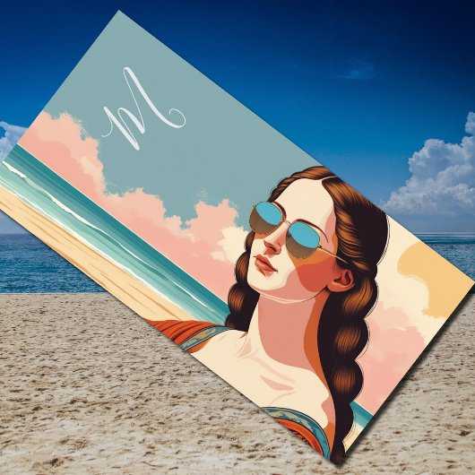 Mona Lisa Vacation Vibes  Strandlaken