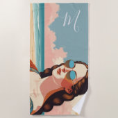 Mona Lisa Vakantie Sfeer  Strandlaken (Voorkant)