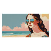 Mona Lisa Vakantie Vibes Poster (Voorkant)