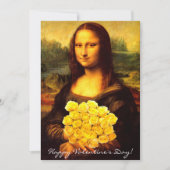 Mona Lisa Valentijnsdag Feestdagenkaart (Voorkant)