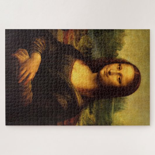 Mona Lisa van Da Vinci Legpuzzel (Horizontaal)