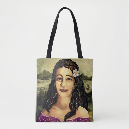 Mona Lisa van de Stille Oceaan Tote Bag (Voorkant)