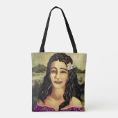 Mona Lisa van de Stille Oceaan Tote Bag (Achterkant)