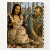 Mona Lisa & Van Gogh Bake Off Notitieboek (Achterkant)