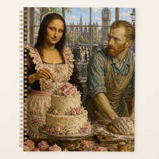 Mona Lisa & Van Gogh Bake Off Planner (Voorkant)