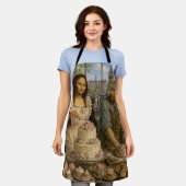 Mona Lisa & Van Gogh Bake Off Schort (Gedragen)