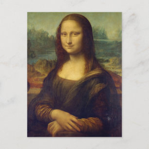 Mona Lisa van het Leonardo da Vinci-Briefkaart Briefkaart