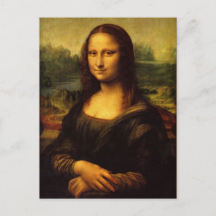Mona Lisa van Leonardo da Vinci Briefkaart