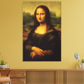 Mona Lisa van Leonardo Da Vinci Canvas Afdruk (Insitu (Woonkamer))