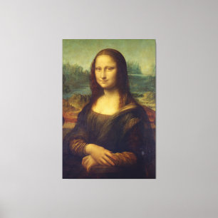 Mona Lisa van Leonardo da Vinci Canvas Afdruk