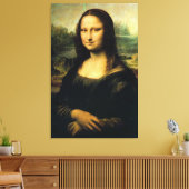 Mona Lisa van Leonardo Da Vinci Canvas Afdruk (Insitu (Woonkamer))